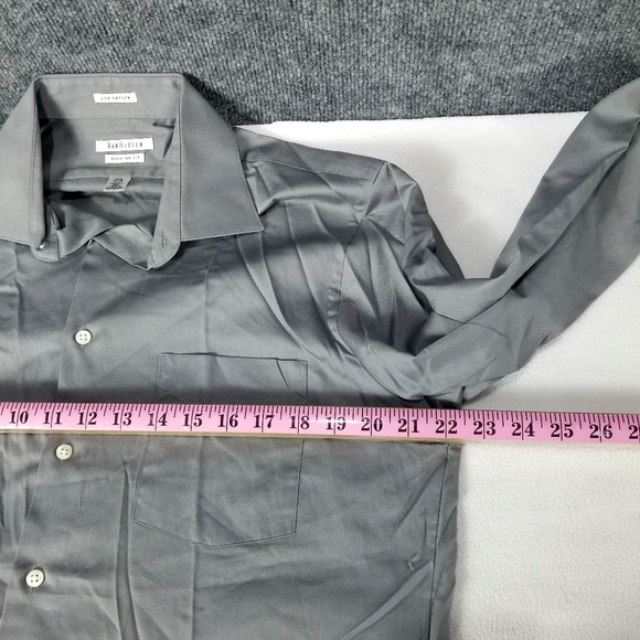 Van HEUSEN Regular fit Men's shirts Casual button Down long sleeve collared - Picture 3 of 8